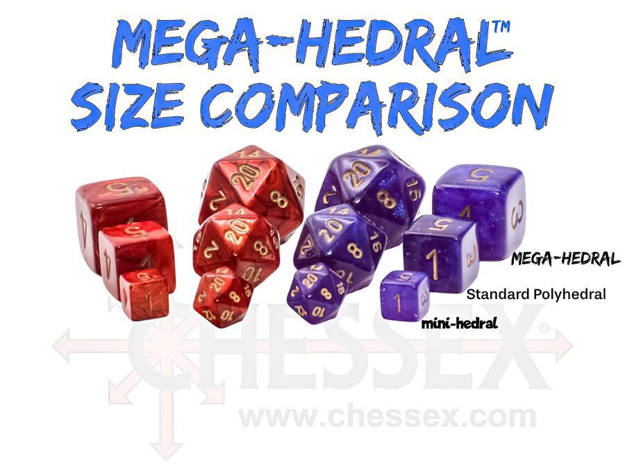Chessex 7 Die Set Mega Hedrals