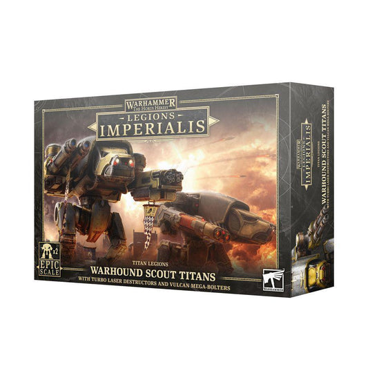 Legions Imperialis Warhound Scout Titans With Turbo Laser Destructors