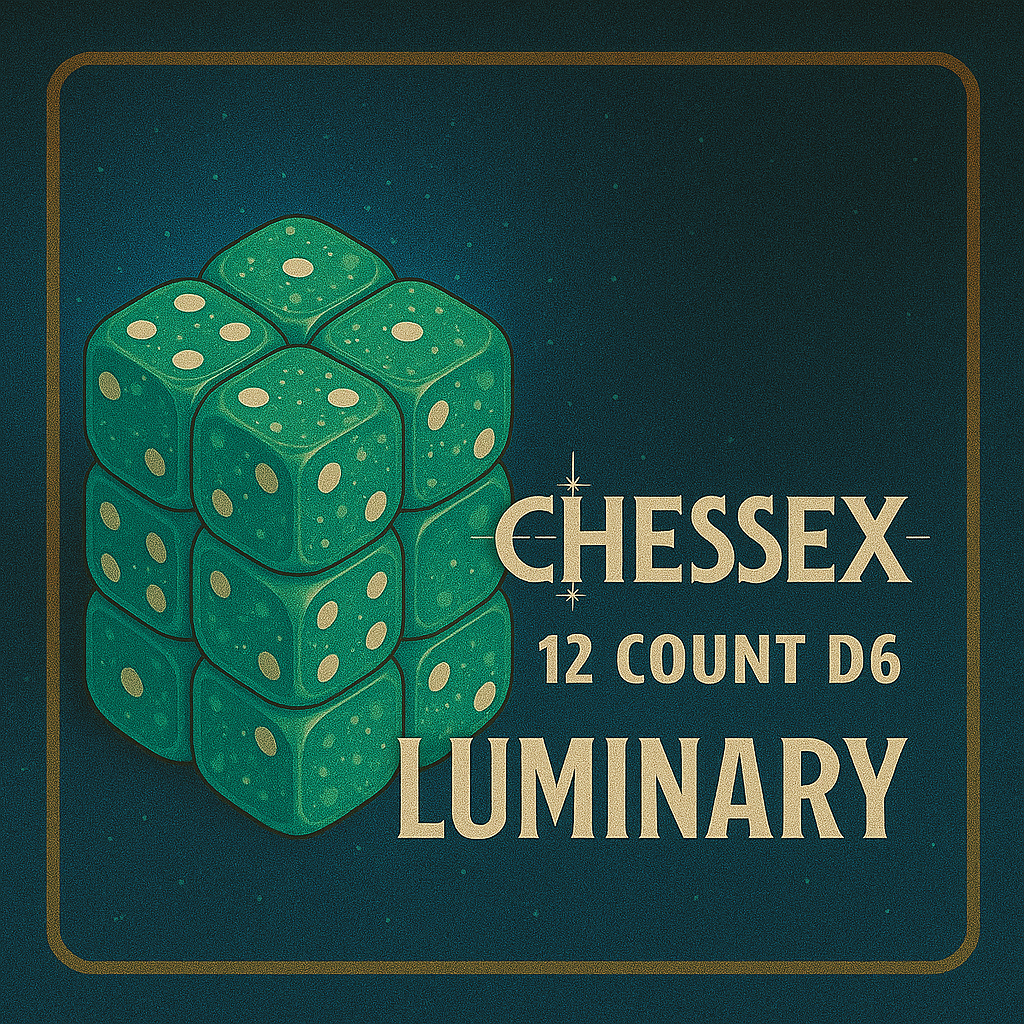 12 Count D6 Luminary Chessex Dice Set