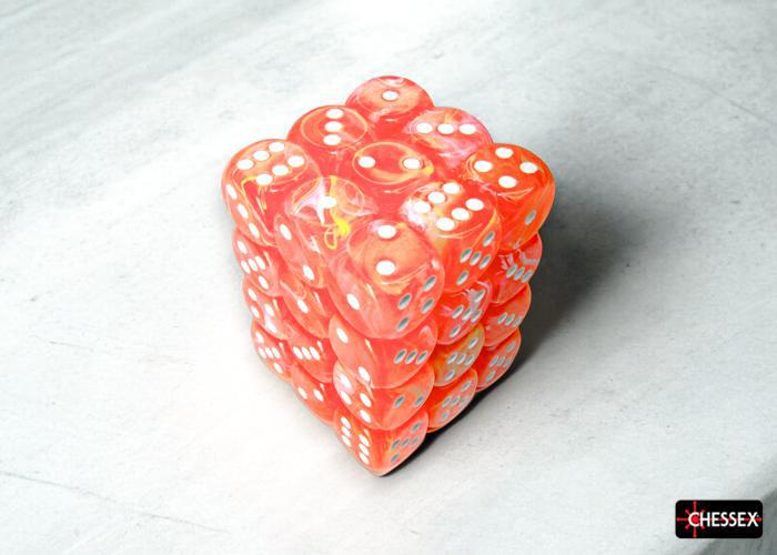 36 Count D6 Festive Chessex Dice Cube