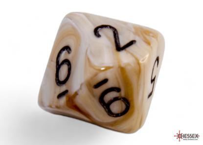 10d10 Marble Chessex Dice Set
