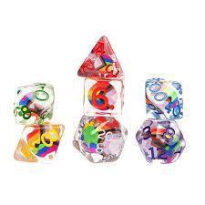 7-Die D&D Progress Pride Dice Set