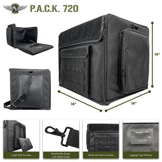 Battle Foam P.A.C.K. 720 Magna Rack Sliders Load Out (Black)