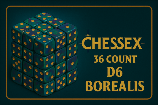 36 Count D6 Borealis Chessex Dice Set