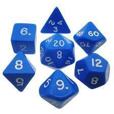 7 Die Opaque Chessex Dice Sets