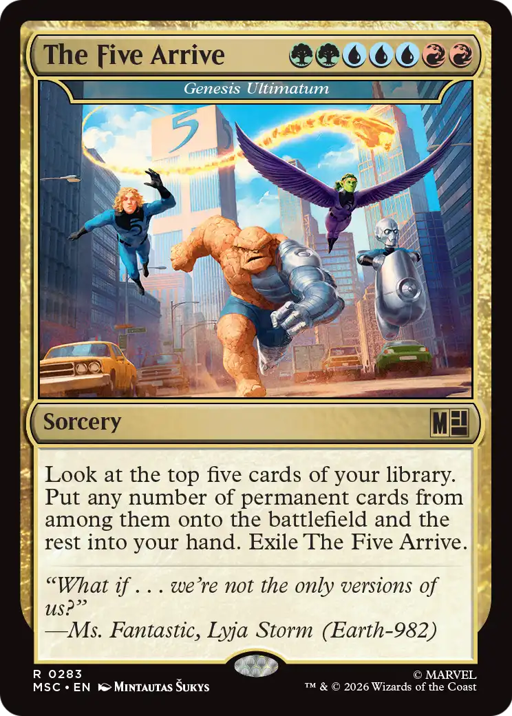 The Five Arrive - Genesis Ultimatum