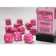 12 Count D6 Opaque Chessex Dice Cube