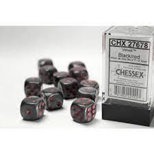 12 Count D6 Velvet Chessex Dice Cube