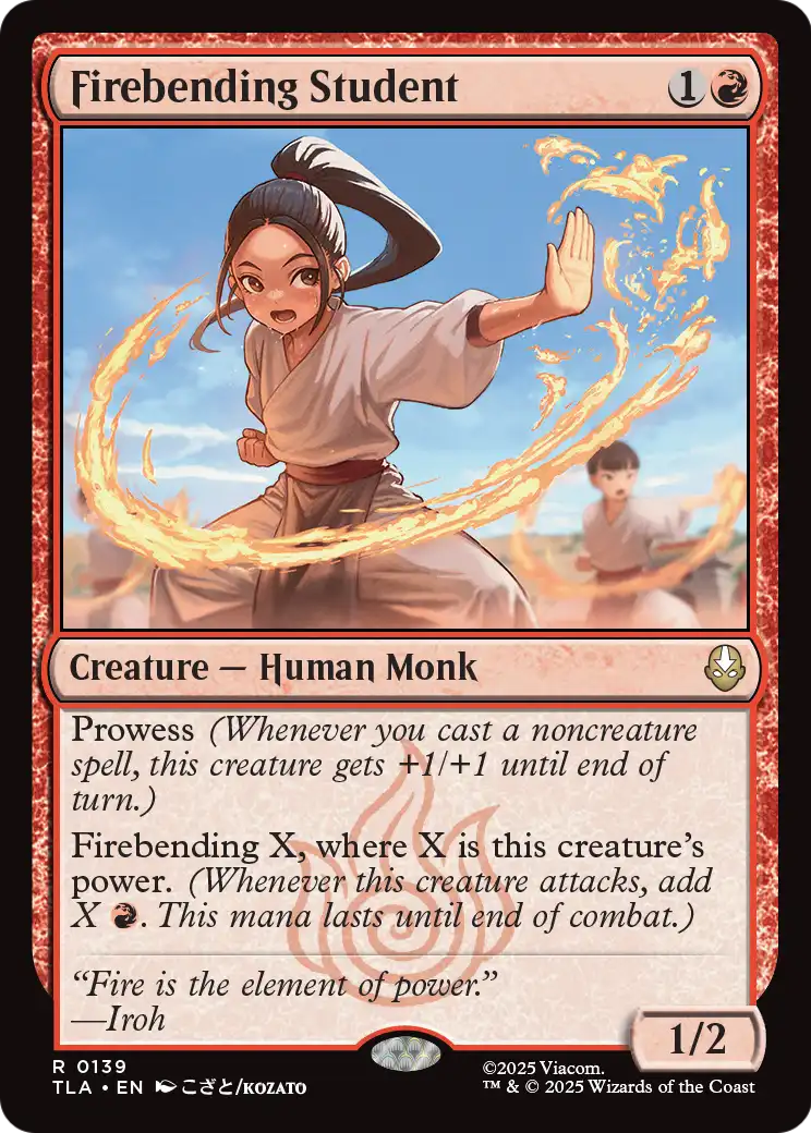 Firebending Student