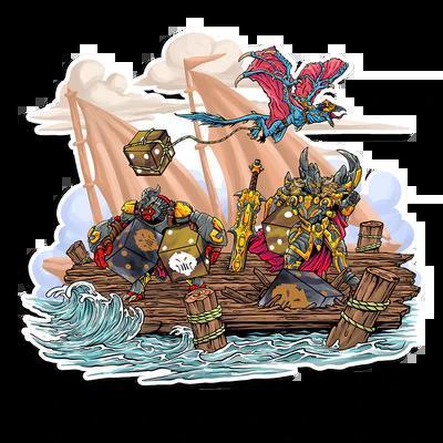 Baron Premium Warmachine Stickers
