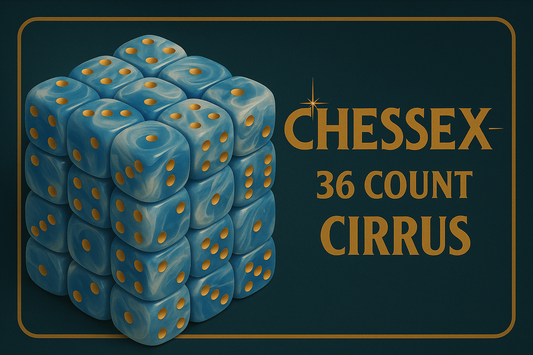 36 Count D6 Cirrus Chessex Dice Cube