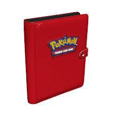 4 pocket Pokemon Red Snap Binder