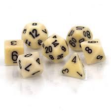 7 Die Opaque Chessex Dice Sets