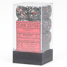 12 Count D6 Speckled Chessex Dice Cube