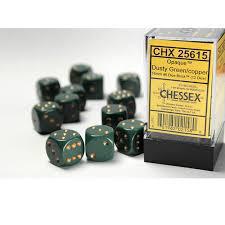 12 Count D6 Opaque Chessex Dice Cube
