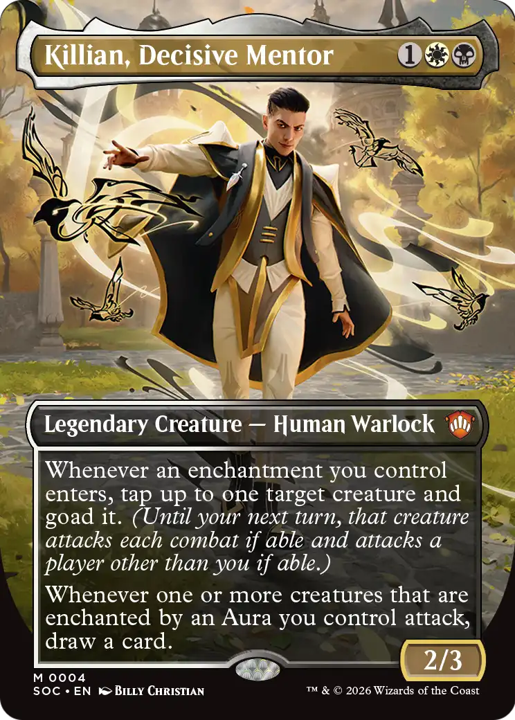 Killian, Decisive Mentor