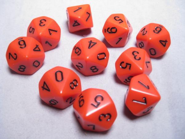 Chessex 10 Die Set