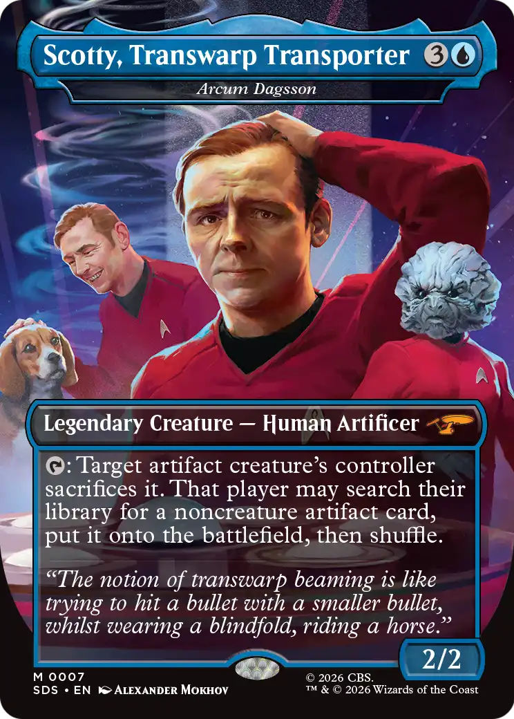 Scotty, Transwarp Transporter - Arcum Dagsson