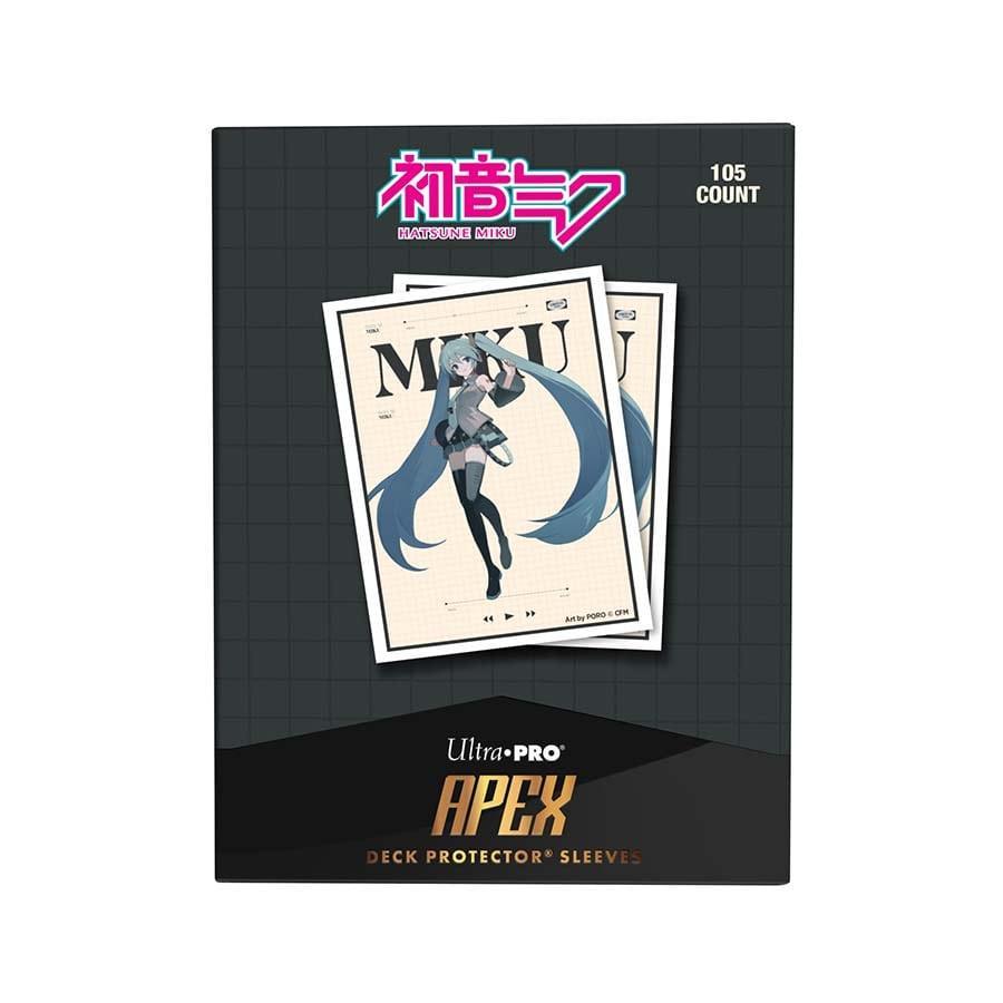 Ultra PRO Hatsune Miku Retro Soundscapes APEX Deck Protector Sleeves