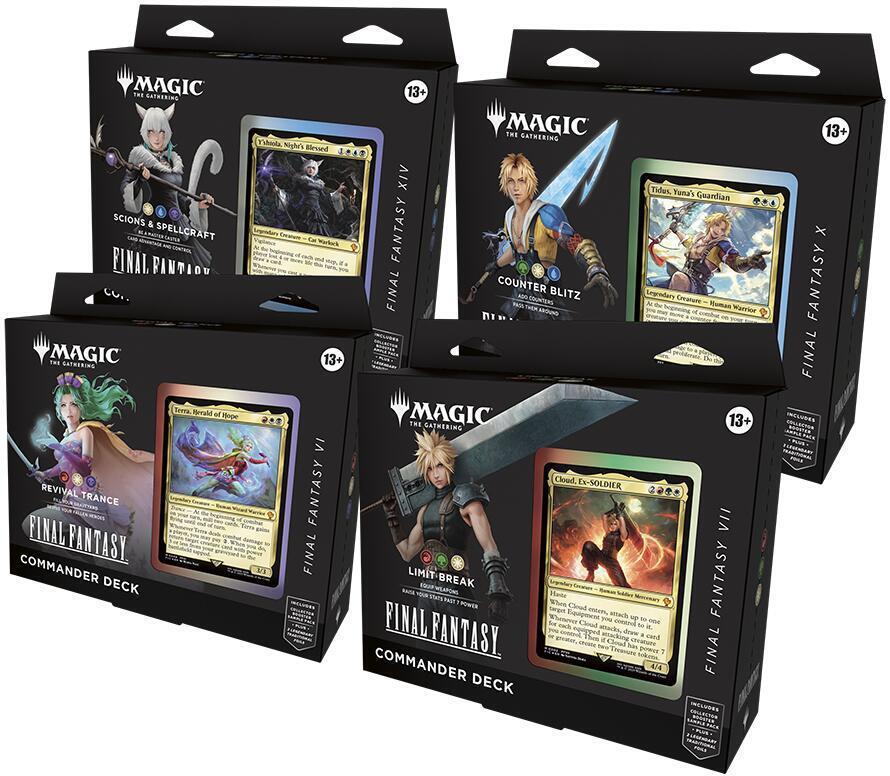 mtg collector commander deck FINAL FANTASY