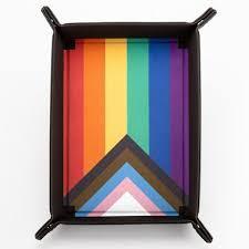 Pride Velvet Dice Folding Tray