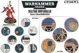 Sector Imperialis 25 & 40Mm Round Bases