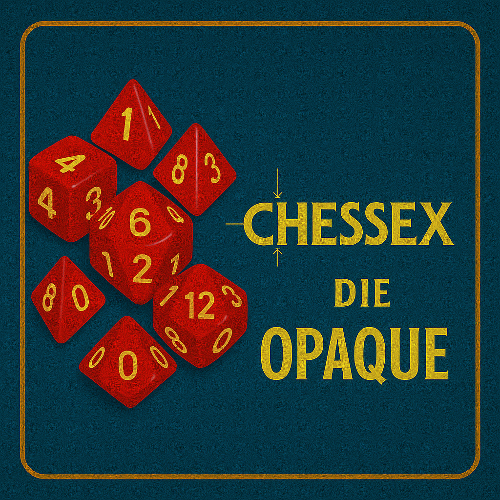 7 Die Opaque Chessex Dice Sets