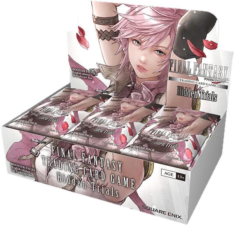 Final Fantasy TCG: Opus 23- Hidden Trials Booster Display
