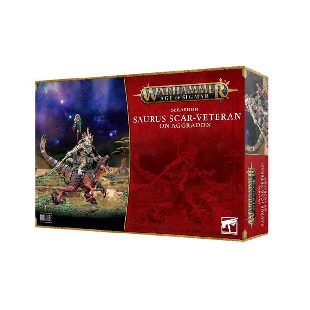 Seraphon: Saurus Scar Veteran On Aggradon