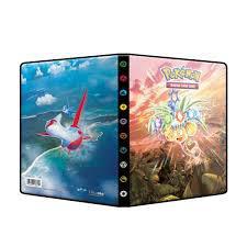 surging sparks card binder Elite Trainer (Purple) Ultra PROs 4Pocket Portfolio for Pokemon features a vibrant Surging Sparks Master Set: Binder