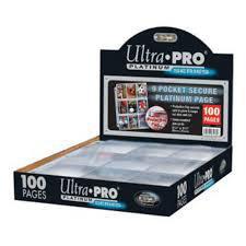 ULTRA PRO: PAGES: 9-POCKET SECURE PLATINUM