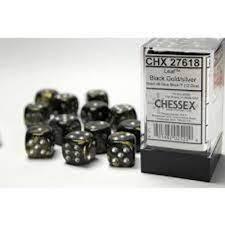 12 Count D6 Leaf Chessex Dice Set