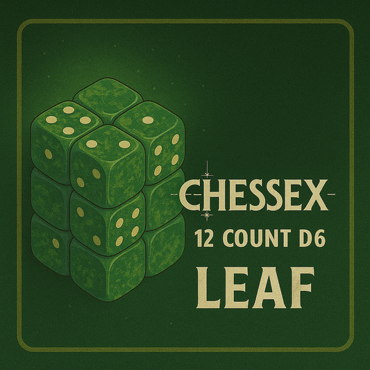 12 Count D6 Leaf Chessex Dice Set