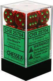 12 Count D6 Speckled Chessex Dice Cube