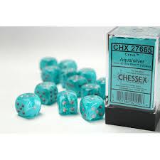 12 Count D6 Cirrus Chessex Dice Cube