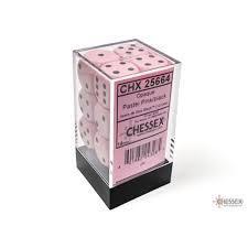 12 Count D6 Opaque Pastel Chessex Dice Cube