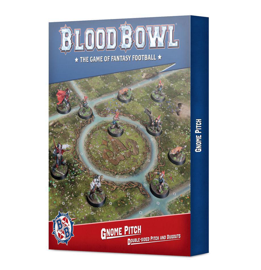 Gnome Blood Bowl Team – Double-Sided Pitch And Dugouts Set