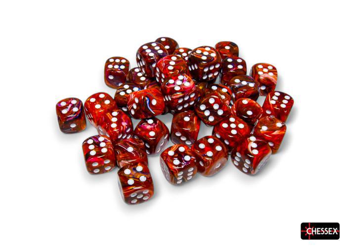 36 Count D6 Festive Chessex Dice Cube