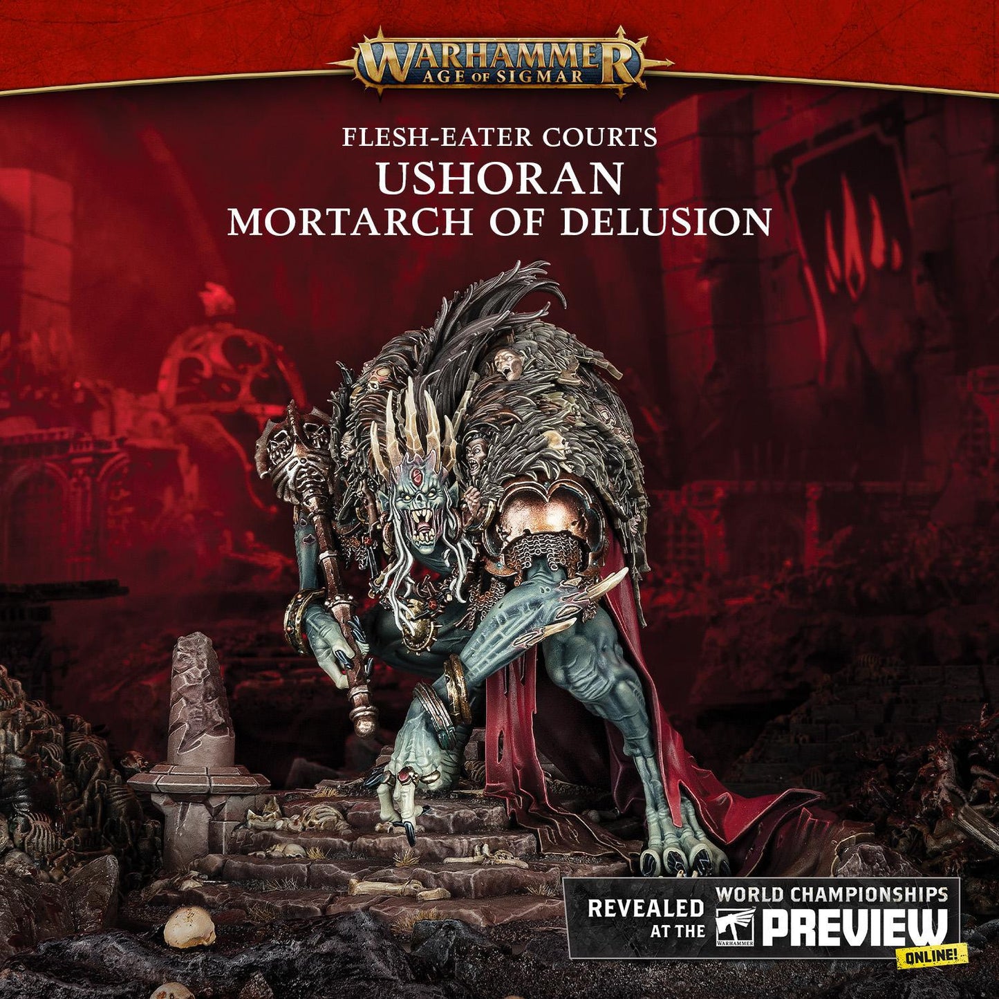 Flesh-Eater Courts Ushoran Mortarch Of Delusion
