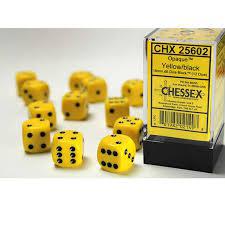 12 Count D6 Opaque Chessex Dice Cube