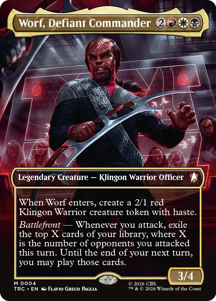 Worf, Defiant Commander