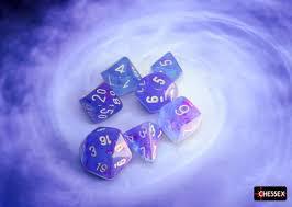 7 Die Nebula Chessex Set