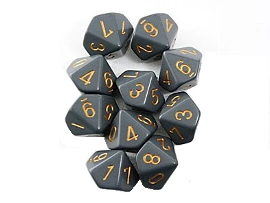 Chessex 10 Die Set