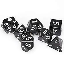 7 Die Opaque Chessex Dice Sets