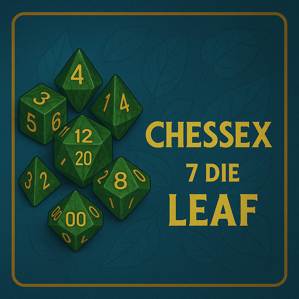 7 Die Leaf Chessex Set
