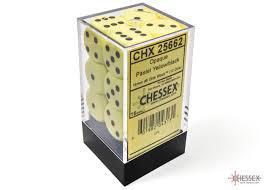12 Count D6 Opaque Pastel Chessex Dice Cube