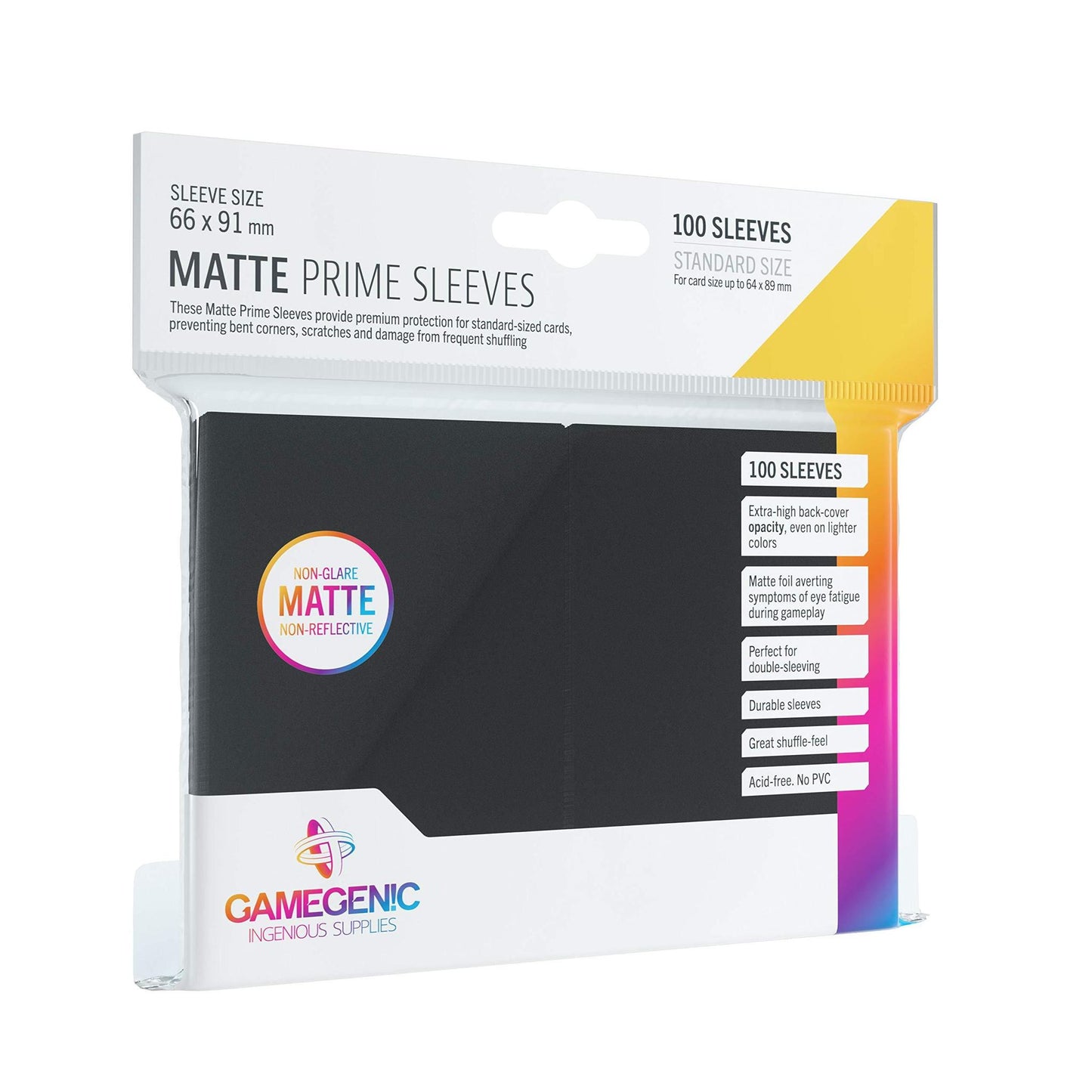 Black Prime Sleeves 100ct