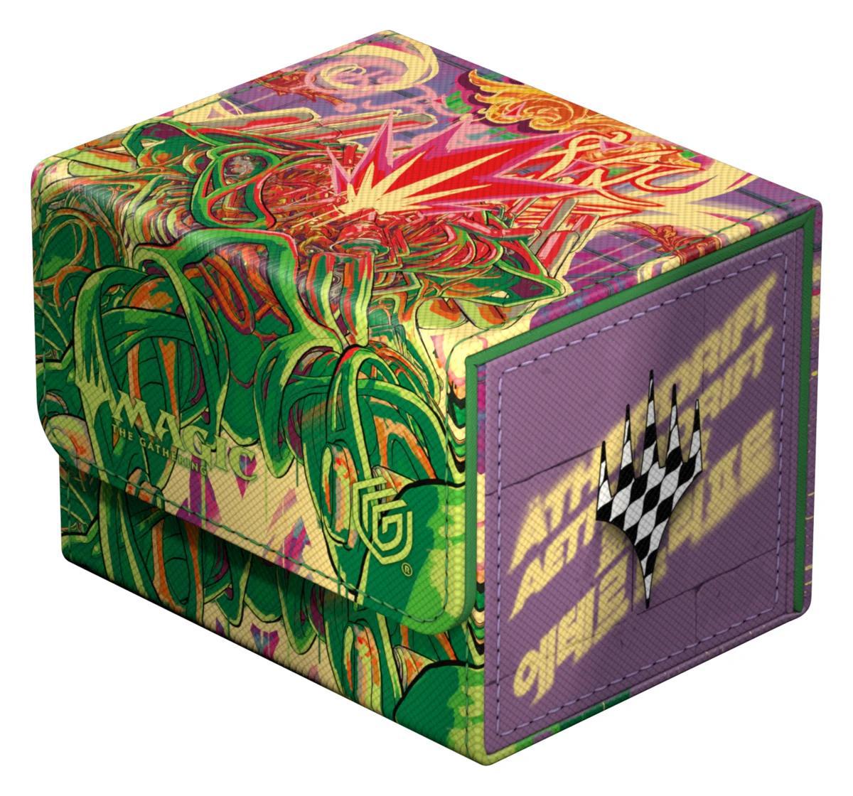 Deck Case: Sidewinder 100+ Xenoskin MTG- “Aetherdrift” - Pyrewood Gearhulk