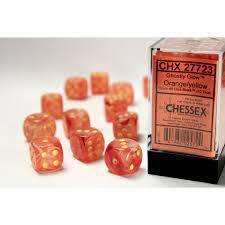 12 Count D6 Ghostly Chessex Dice Cube