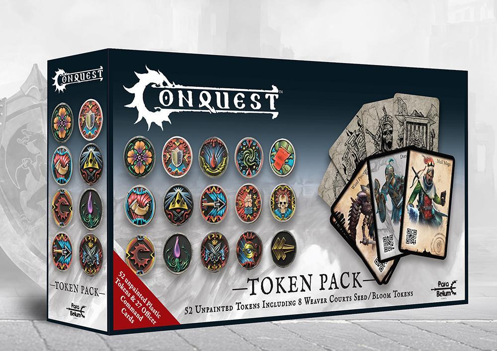 Conquest Token and Card Set Plastic
